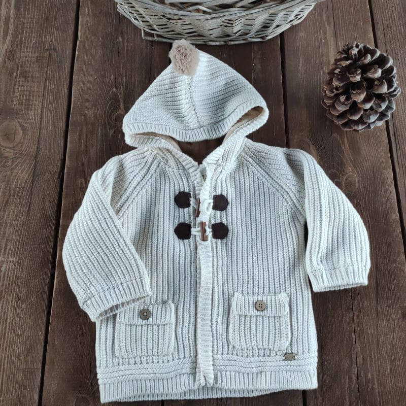Abrigo Tricot Milk personalizado - regalo bebé | Mi Luna Lunera