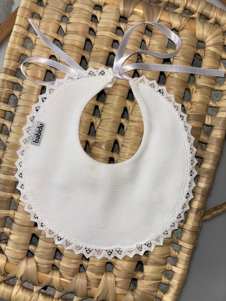 Babero Puntilla Personalizable personalizado - regalo bebé | Mi Luna Lunera