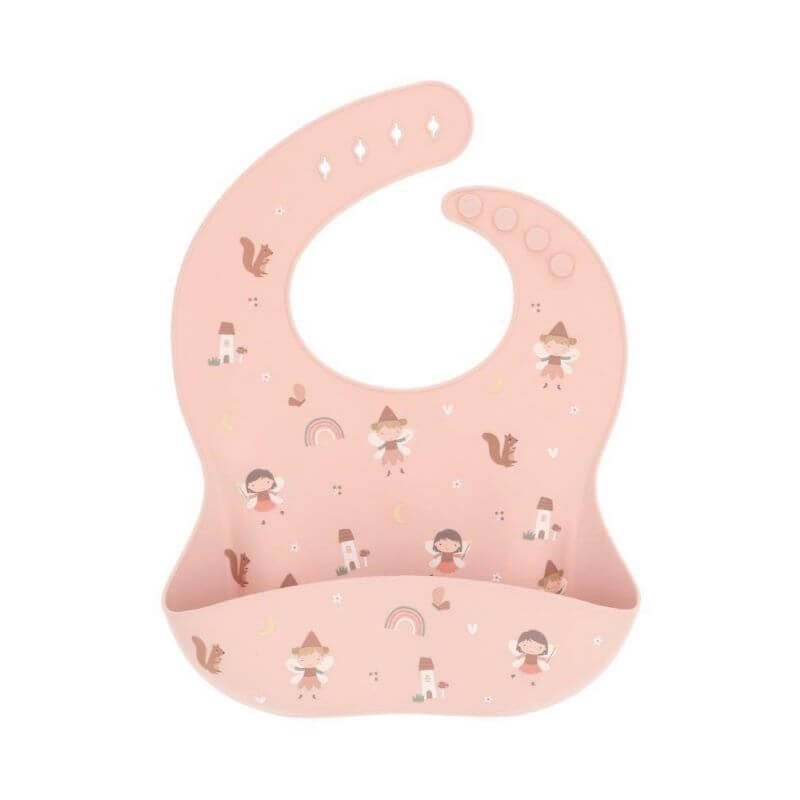 Babero Silicona Wild Fairies personalizado - regalo bebé | Mi Luna Lunera