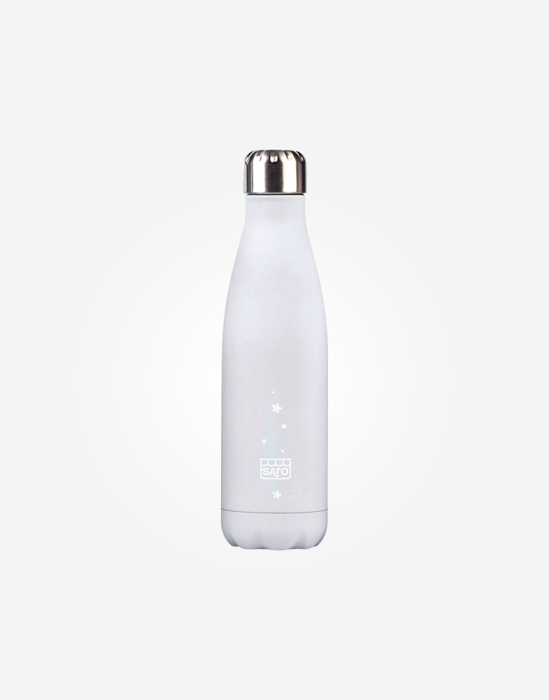 Botella Térmica Gris personalizado - regalo bebé | Mi Luna Lunera
