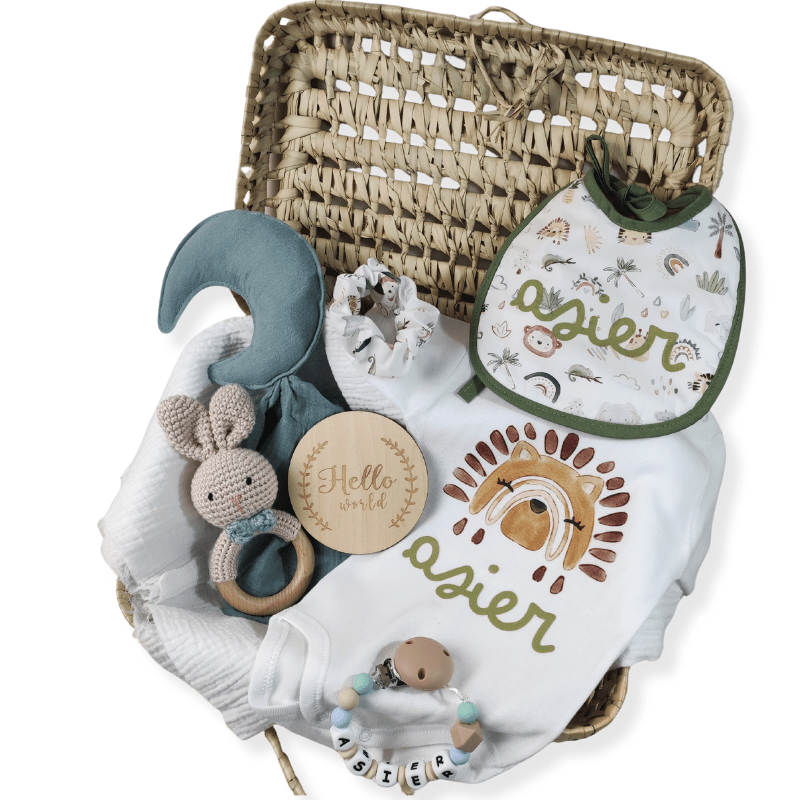 Canastilla Superguay personalizado - regalo bebé | Mi Luna Lunera