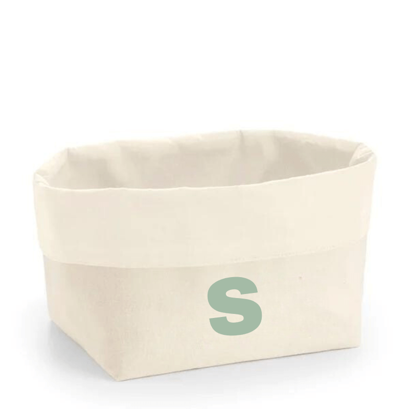 Cesto Tela Personalizado personalizado - regalo bebé | Mi Luna Lunera