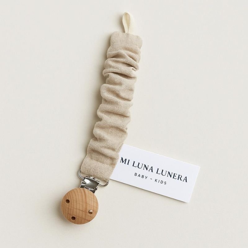 Chupetero Manuela personalizado - regalo bebé | Mi Luna Lunera