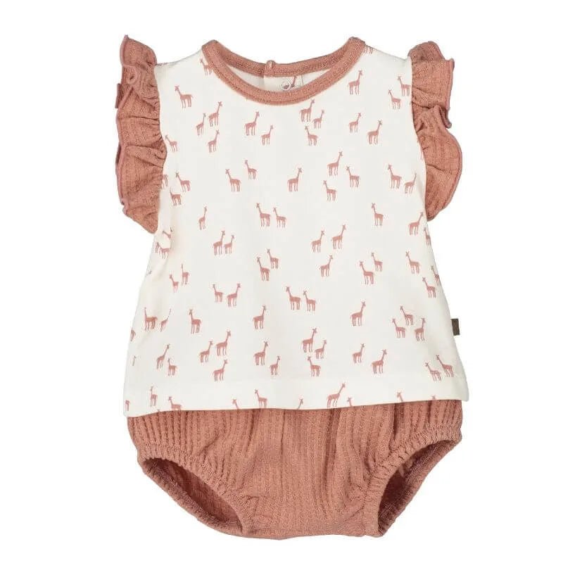 Conjunto Jirafas Nude personalizado - regalo bebé | Mi Luna Lunera