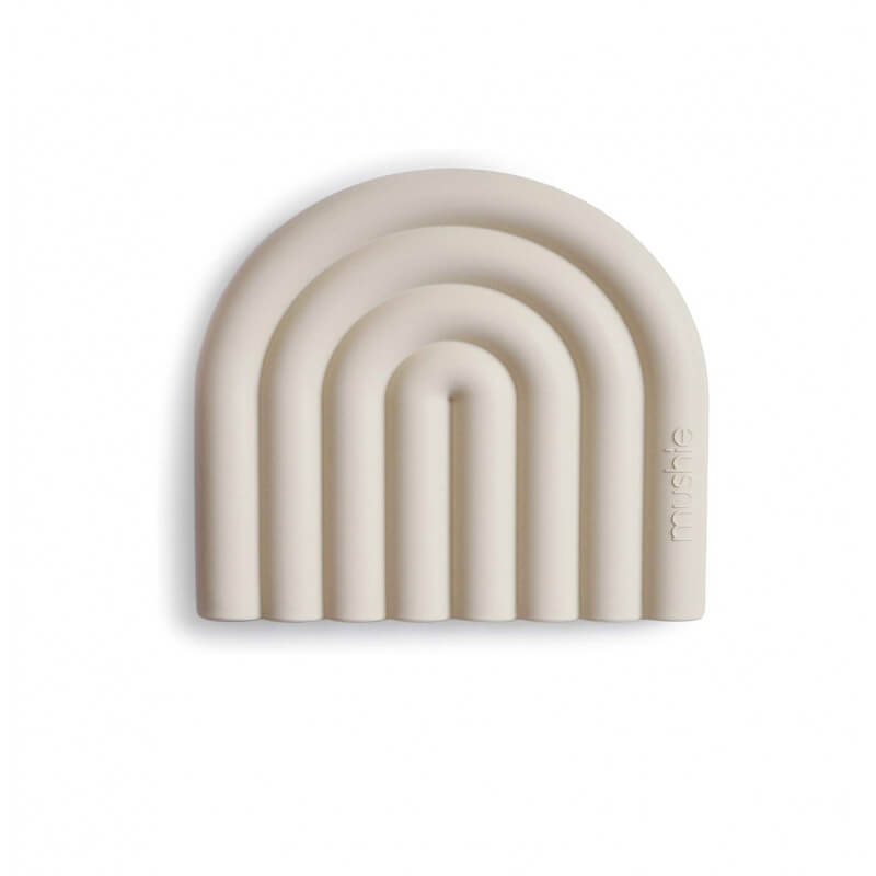 Mordedor Silicona Rainbow Sand personalizado - regalo bebé | Mi Luna Lunera