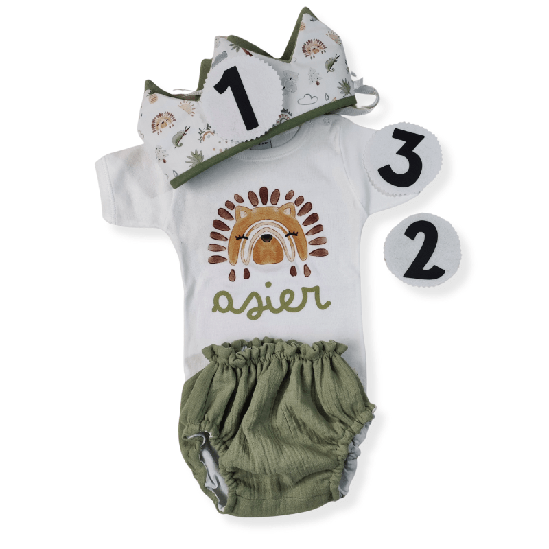 Pack Cumpleaños personalizado - regalo bebé | Mi Luna Lunera