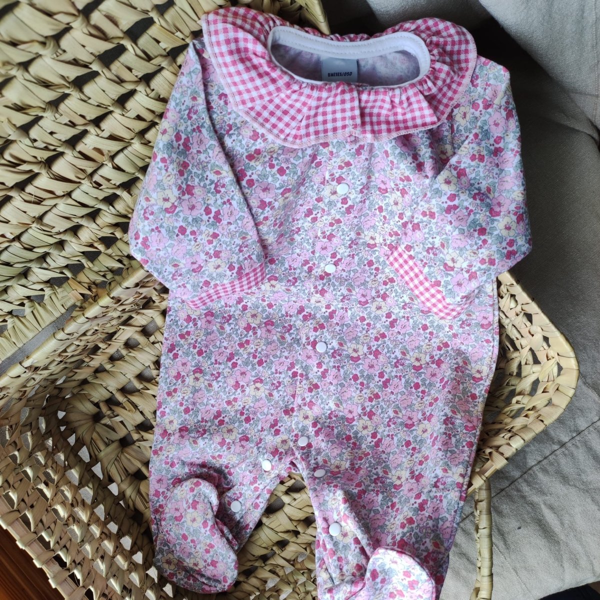 Pelele Liberty personalizado - regalo bebé | Mi Luna Lunera