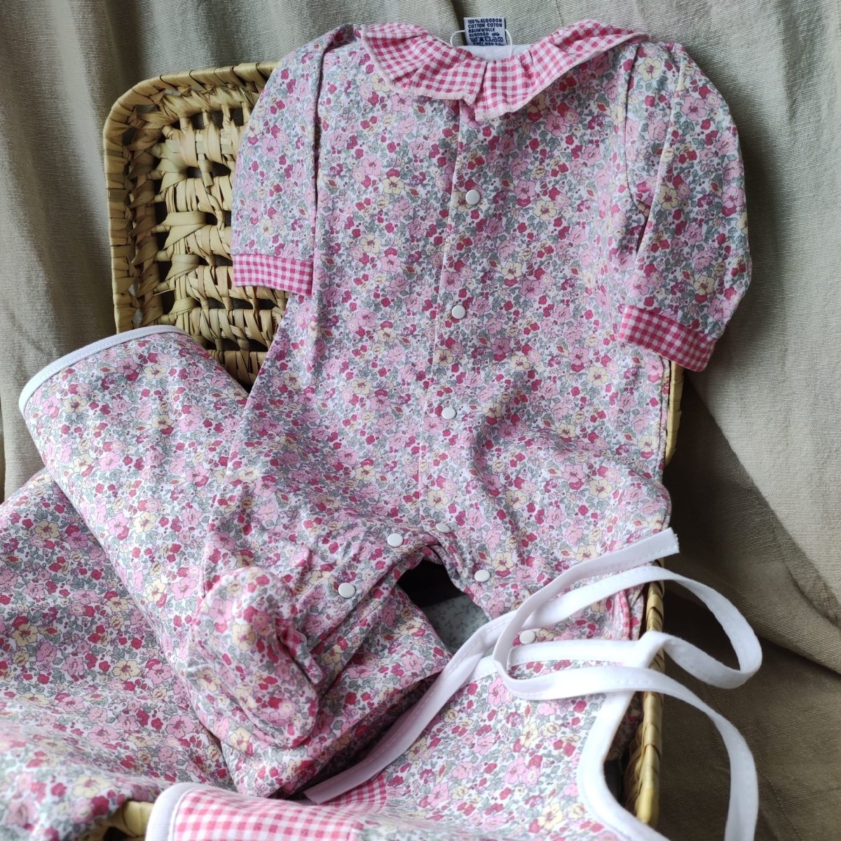 Pelele Liberty personalizado - regalo bebé | Mi Luna Lunera