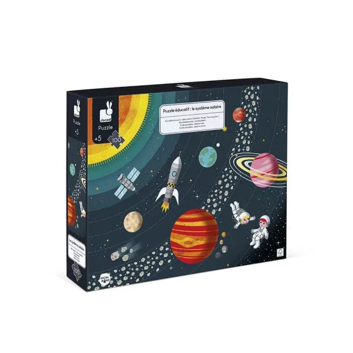 Puzle Educativo Sistema Solar personalizado - regalo bebé | Mi Luna Lunera