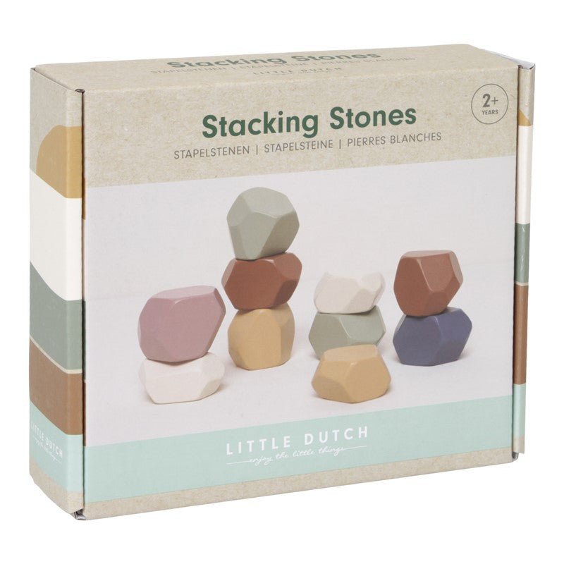 Rocas Apilables Madera personalizado - regalo bebé | Mi Luna Lunera