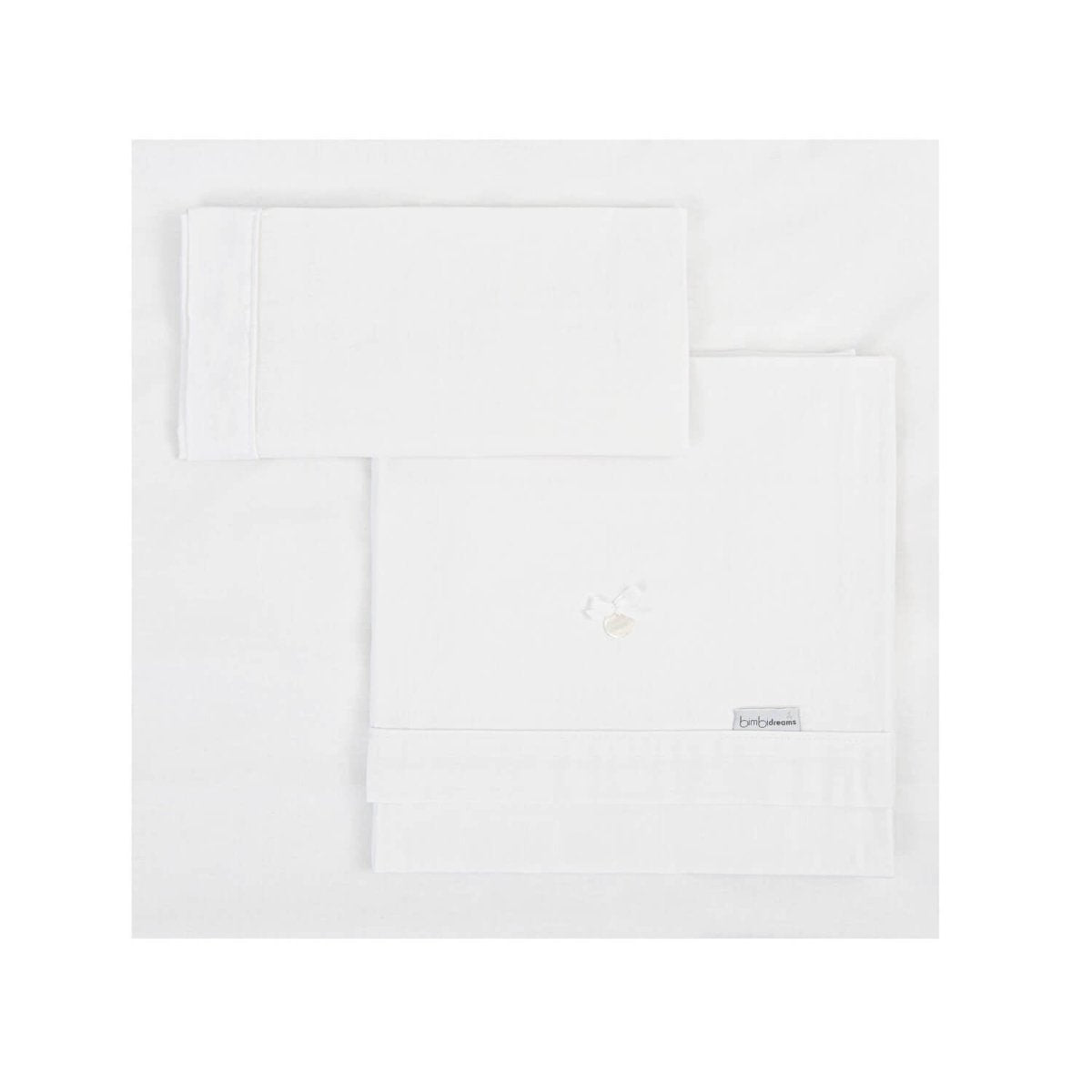 Sábanas Cuna Toscana Blanco personalizado - regalo bebé | Mi Luna Lunera
