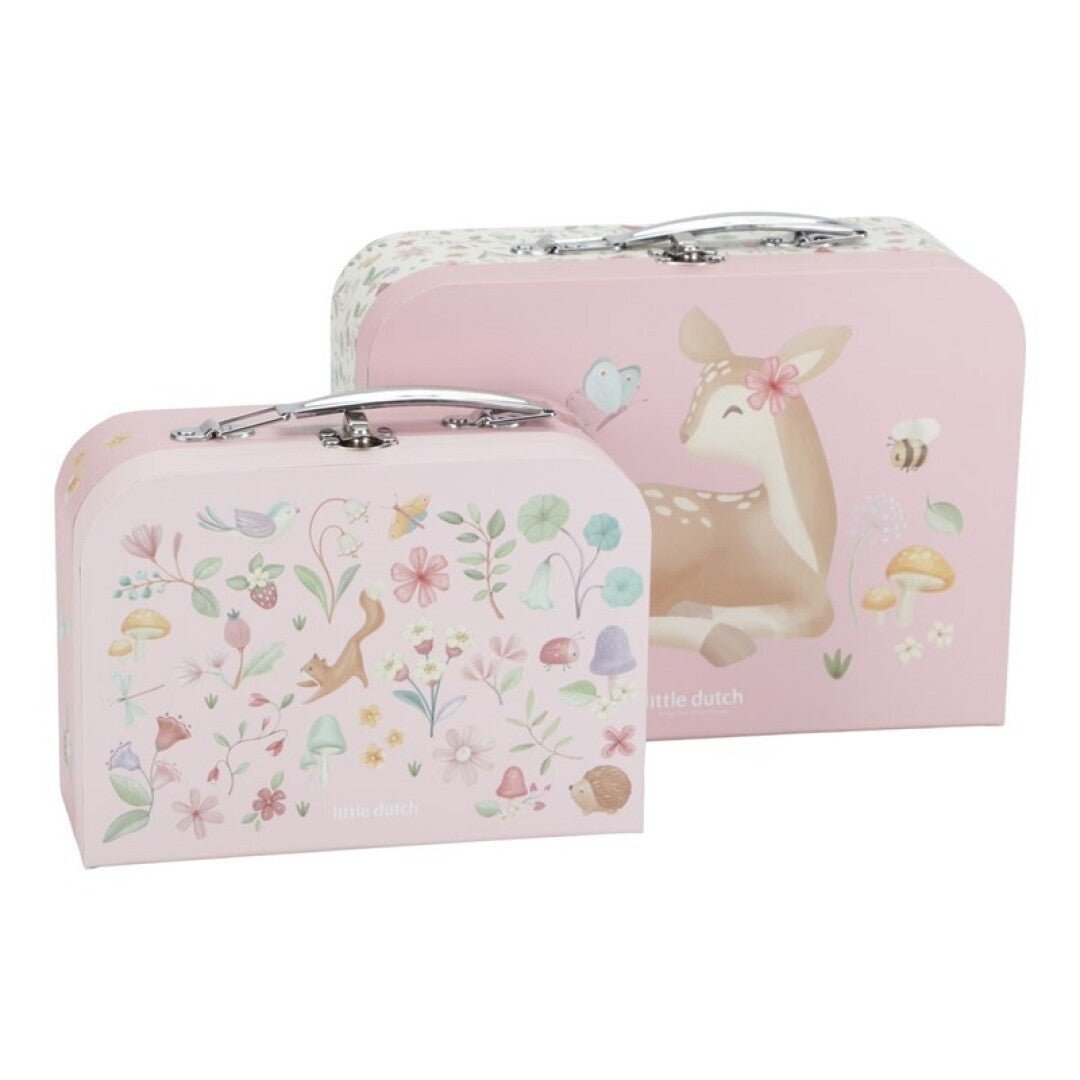Set de 2 Maletas Fairy Garden - Little Dutch personalizado - regalo bebé | Mi Luna Lunera