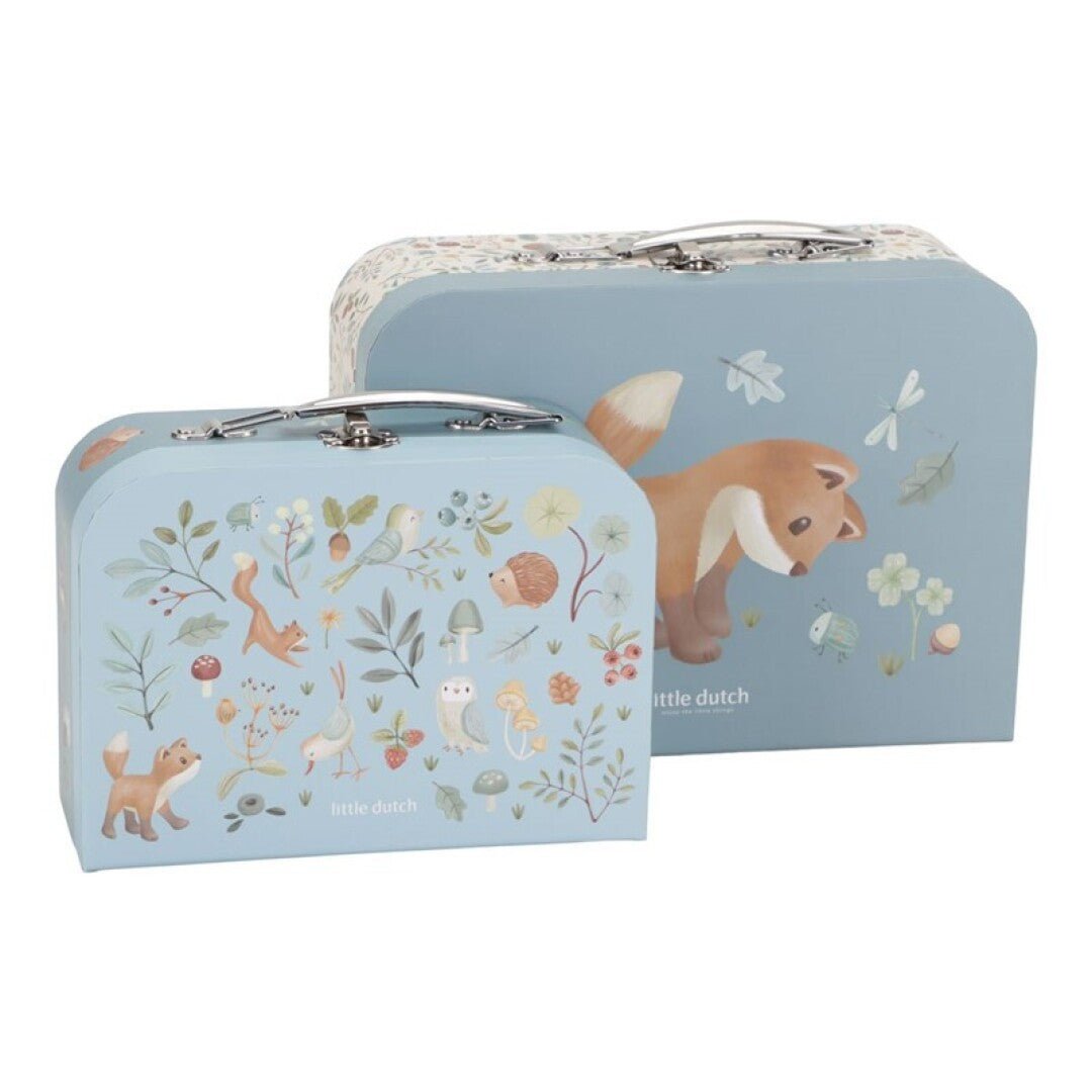 Set de 2 Maletas Forest Friends - Little Dutch personalizado - regalo bebé | Mi Luna Lunera