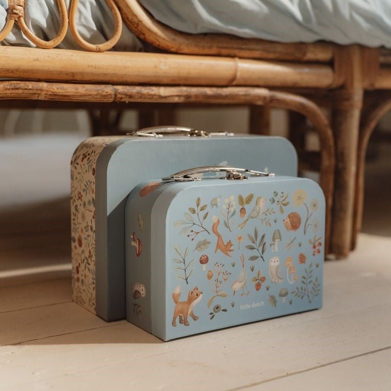 Set de 2 Maletas Forest Friends - Little Dutch personalizado - regalo bebé | Mi Luna Lunera