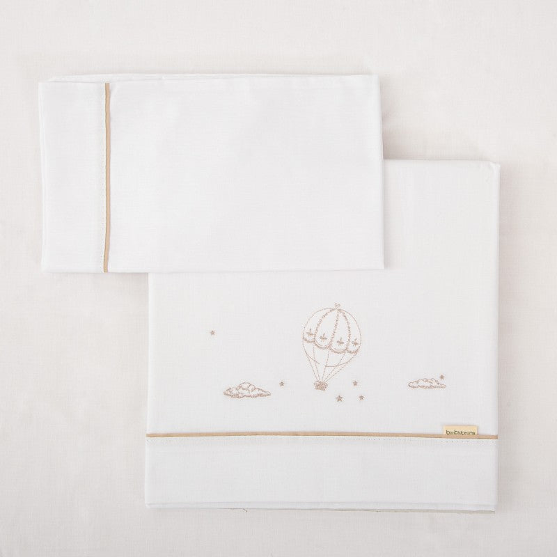 Juego de sábanas algodón para minicuna Noe