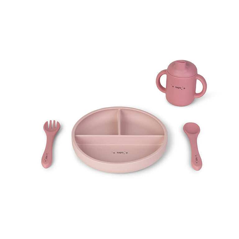 Set de Alimentación 4 piezas Rosa