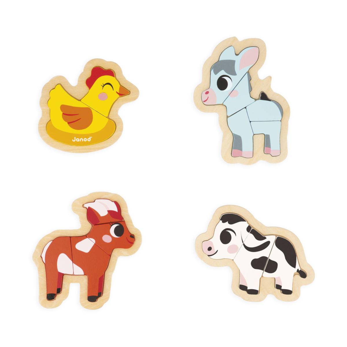 4 Puzles Evolutivos - Granja