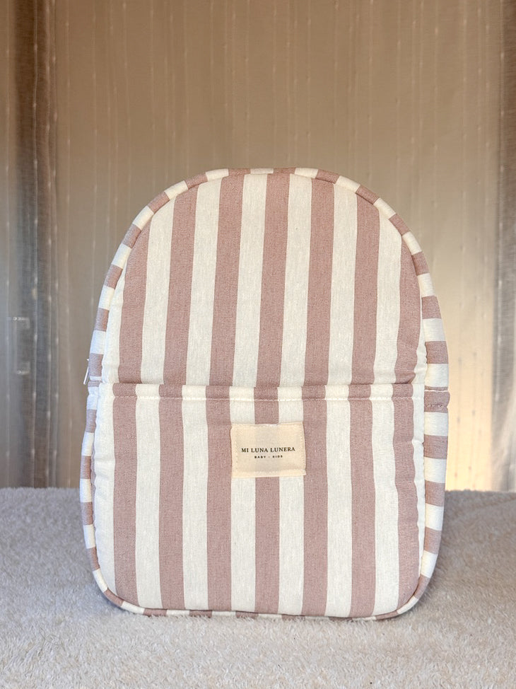 Mochila de Rayas Menorca Burdeos