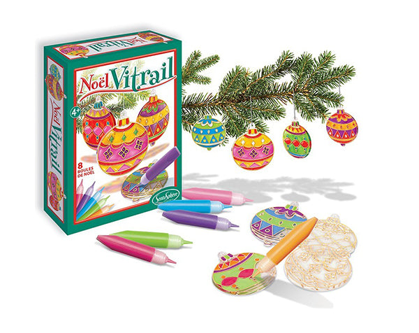 Noel Vitrail - Pintura Cristal Vidriera Navidad