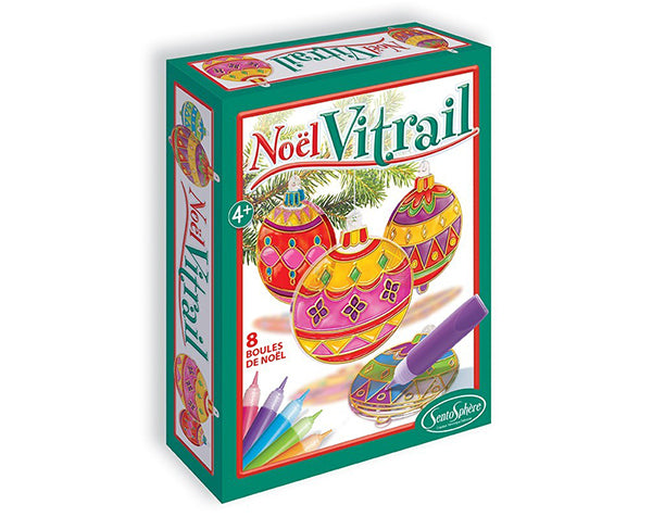 Noel Vitrail - Pintura Cristal Vidriera Navidad