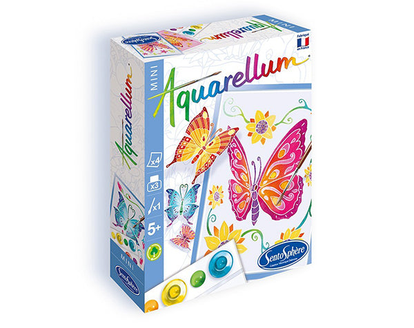 Aquarellum Mini Papillons - Kit Acuarelas Mariposas