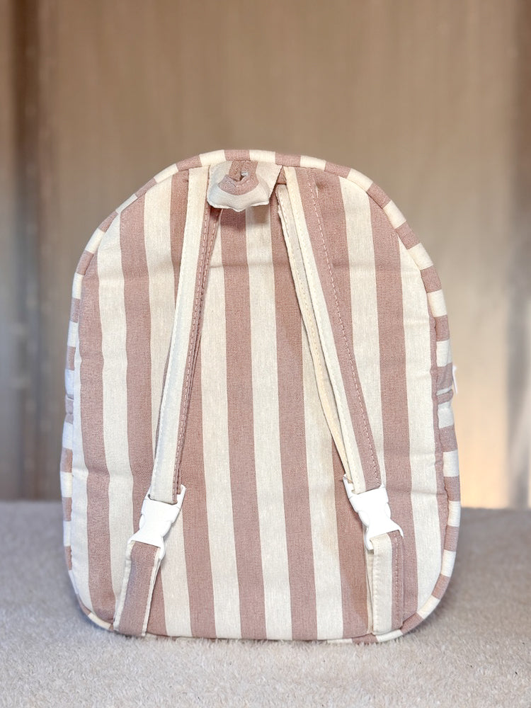 Mochila de Rayas Menorca Burdeos