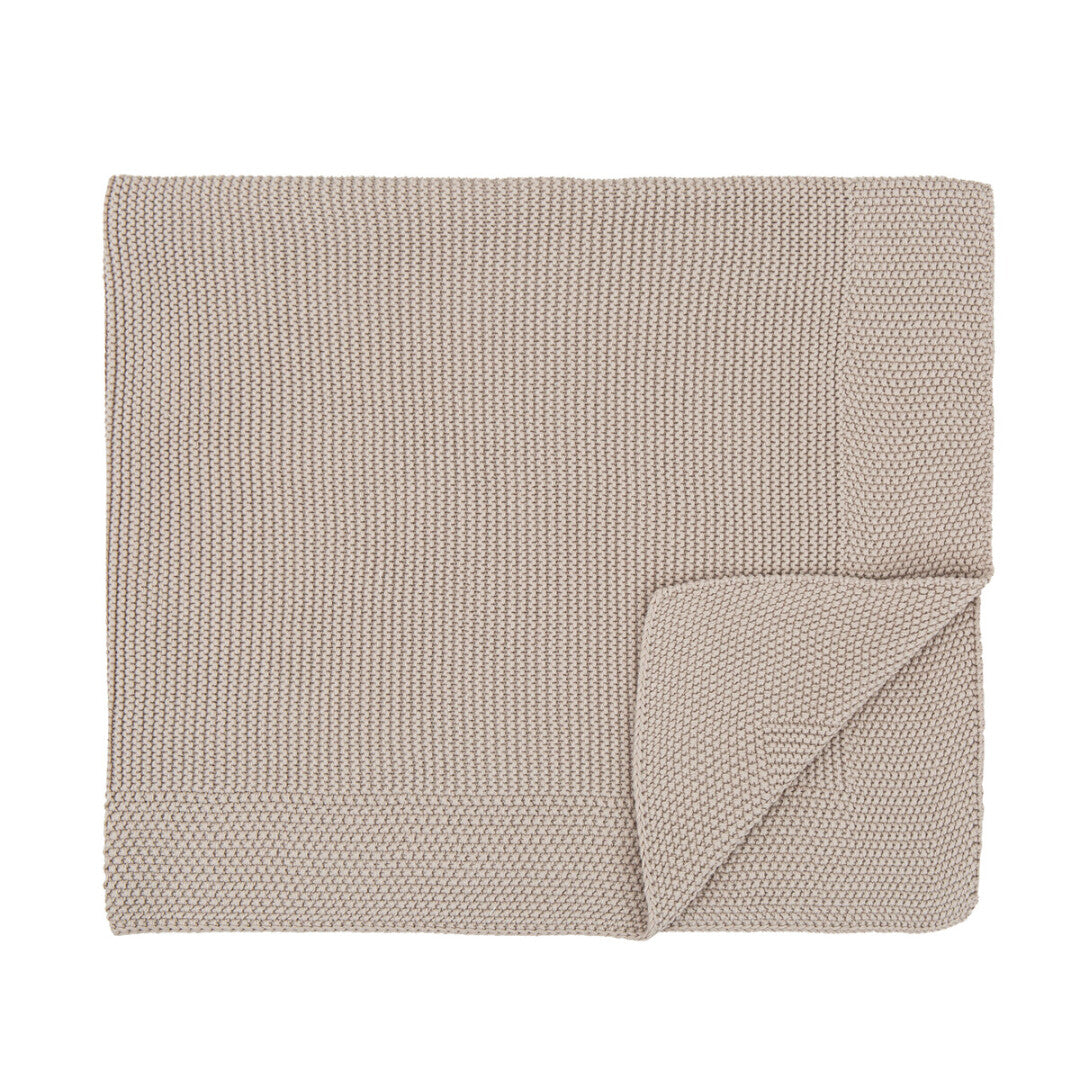 Manta Tricot Beige