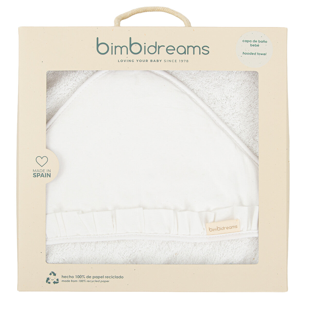 Capa Baño Stone Washed Blanco