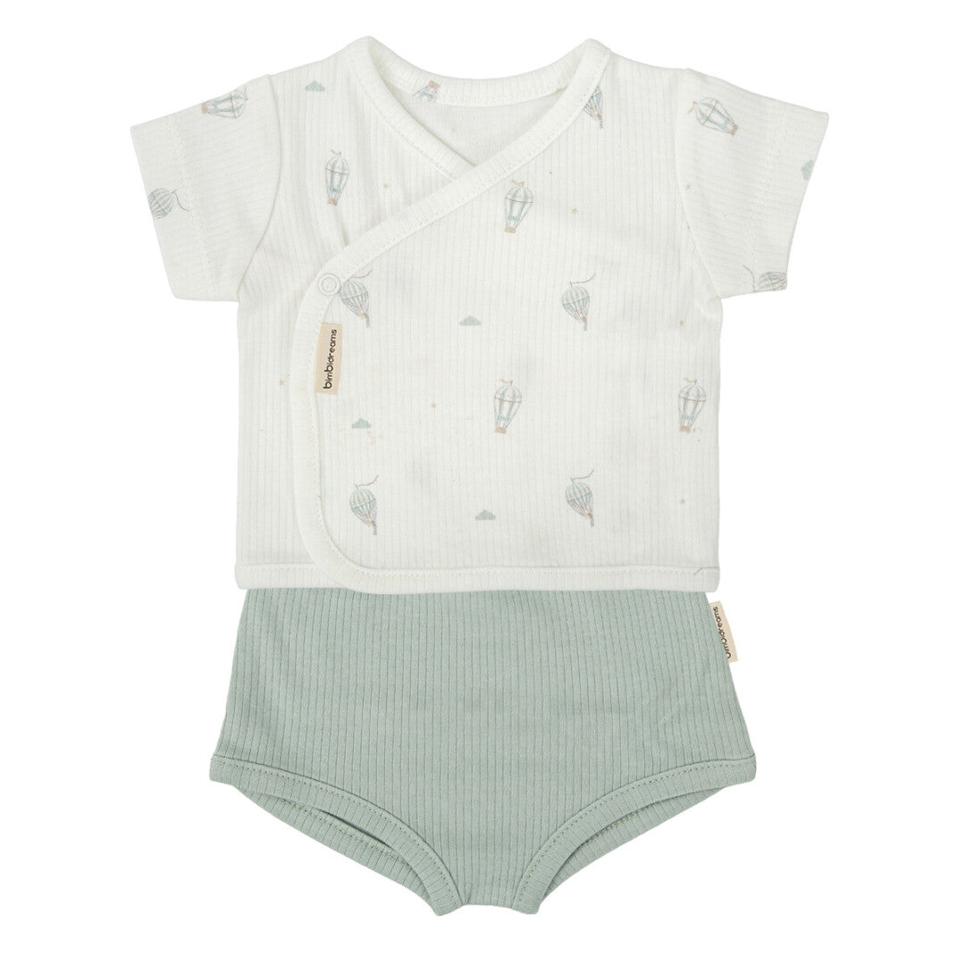 Conjunto Ranita Primera Puesta Algodón Blue Sky