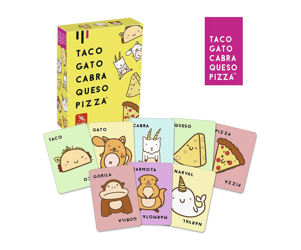 Juego Cartas Taco, Gato, Cabra, Queso, Pizza - Ludilo