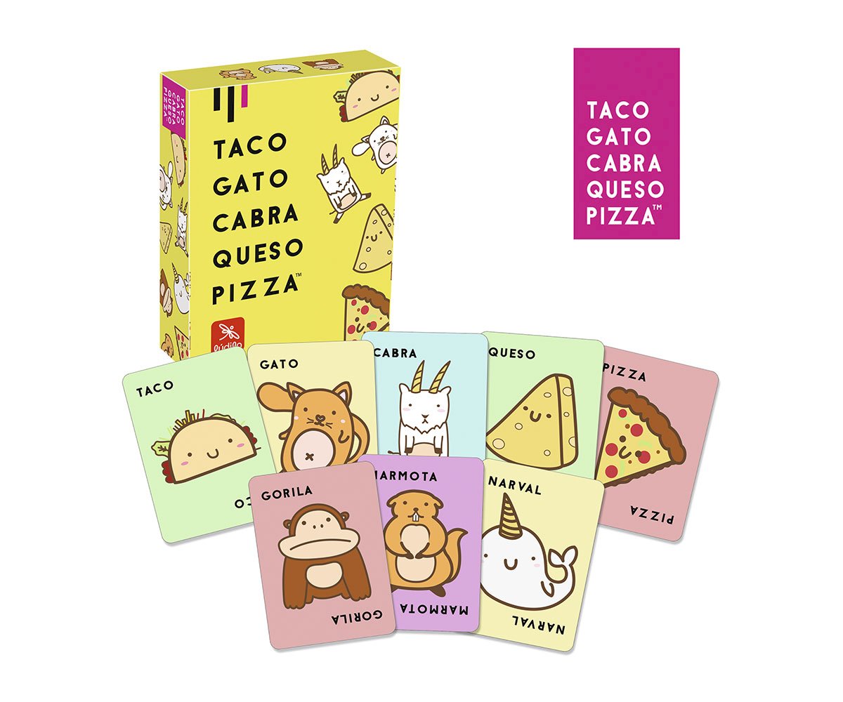 Juego Cartas Taco, Gato, Cabra, Queso, Pizza - Ludilo