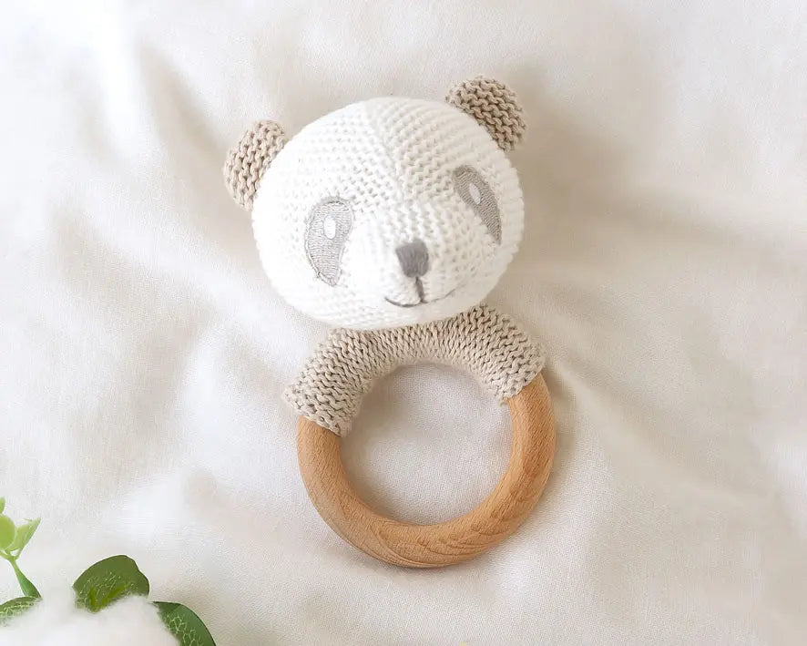 Mordedor Sonajero Oso Panda Punto