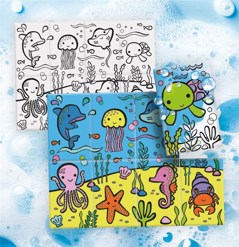 Juego de Baño Flashcards Baby Bath - Headu