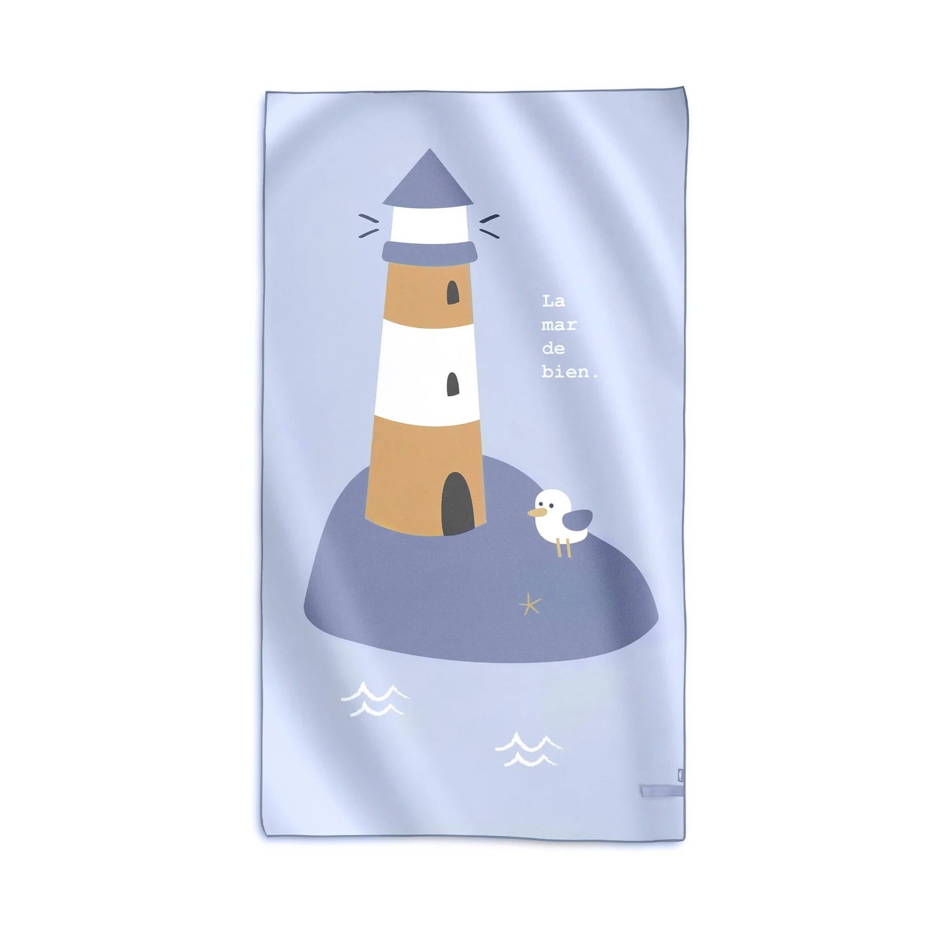 Toalla microfibra Navy Hugs 80 x 140 cm