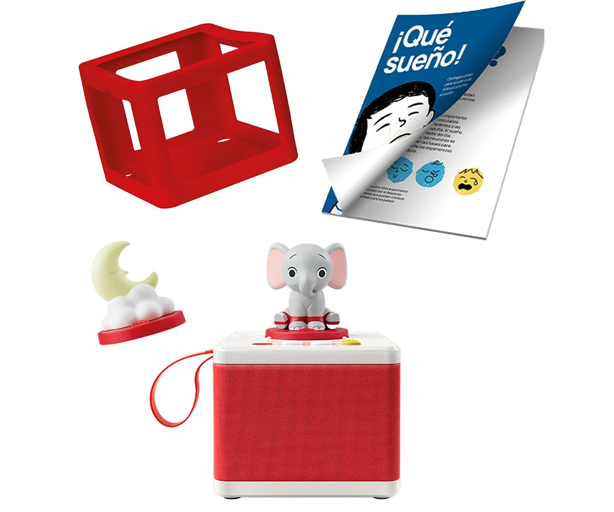 FABA+ Kit Cuentacuentos Dulces Mimos para Dormir - 2 Personajes Sonoros, Funda y Guía de Sueño de REGALO
