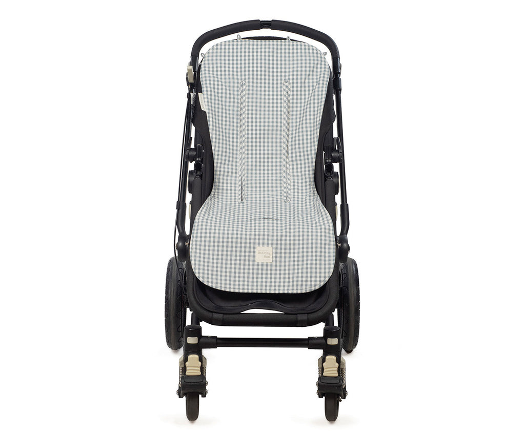 Colchoneta Silla de Paseo Praliné Vichy Matcha