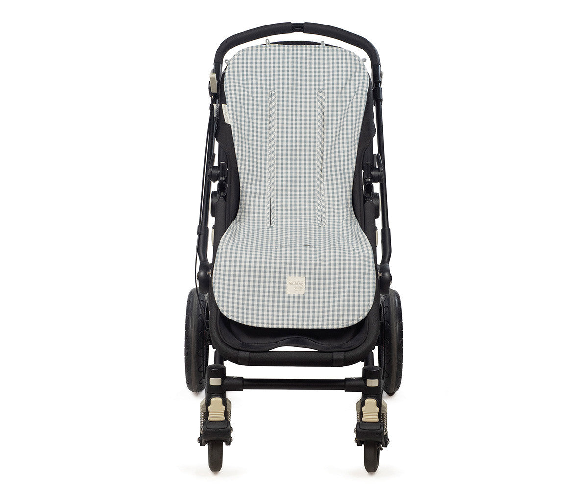 Colchoneta Silla de Paseo Praliné Vichy Matcha