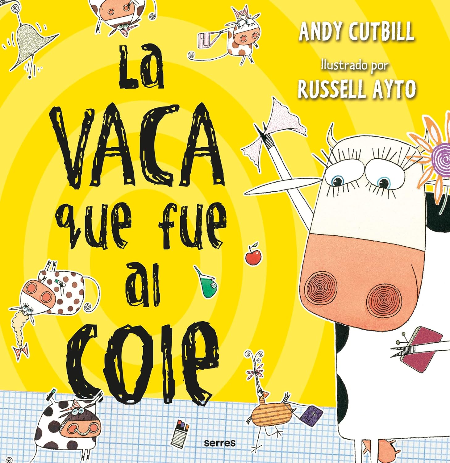 La vaca que fue al cole - Cuento Infantil