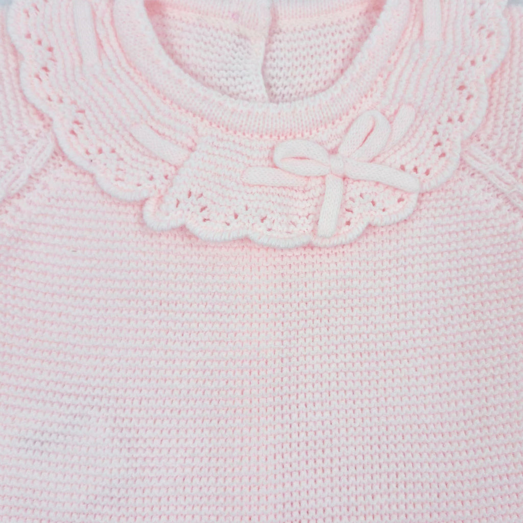 Conjunto de Punto para Bebé – Rosa