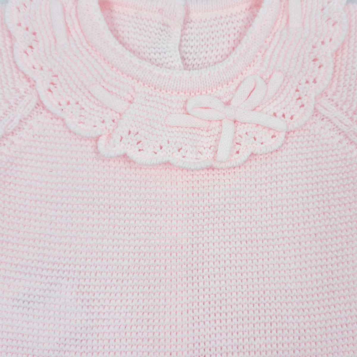 Conjunto de Punto para Bebé – Rosa