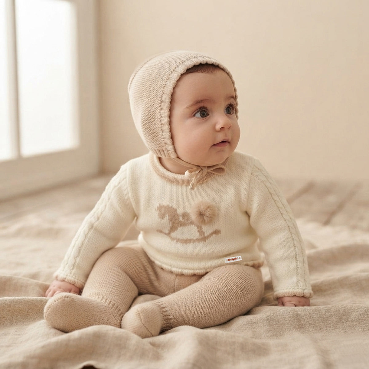 Conjunto Primera Puesta Bebé Caballito