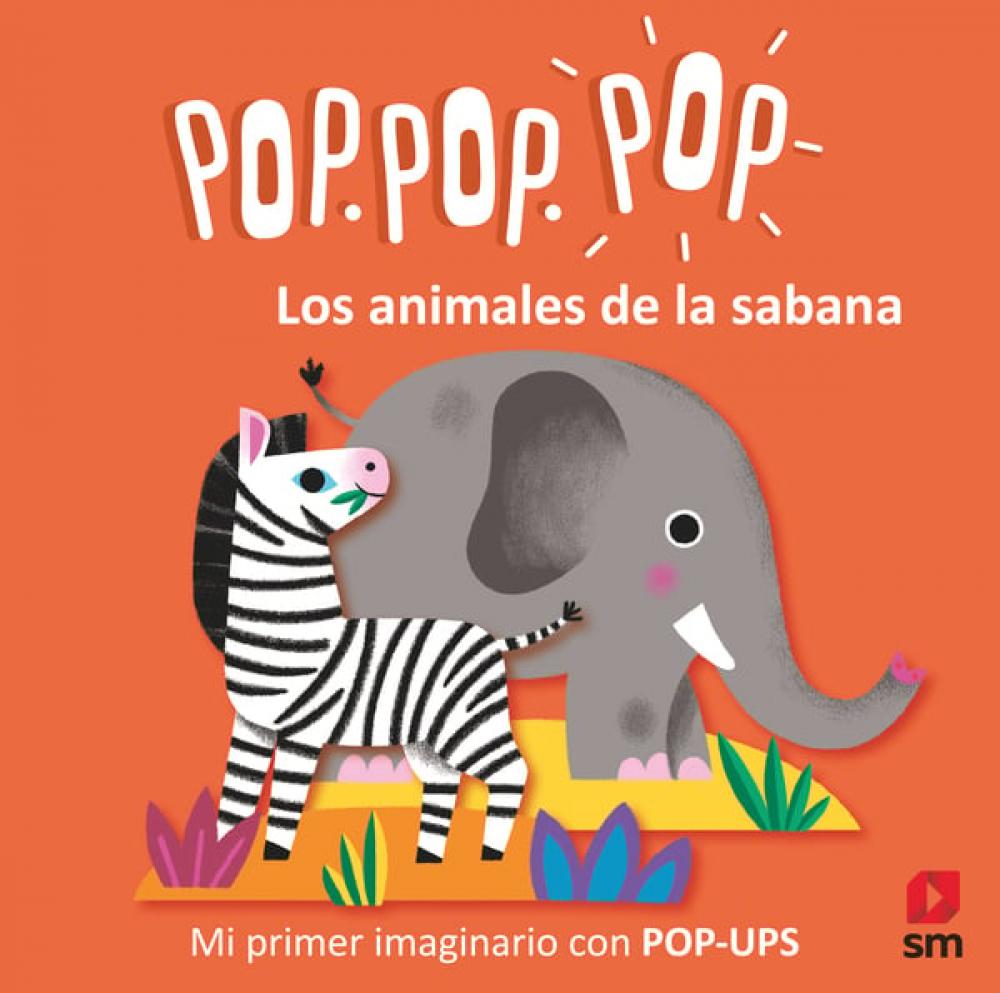 Los animales de la sabana Pop Up - Cuento Infantil