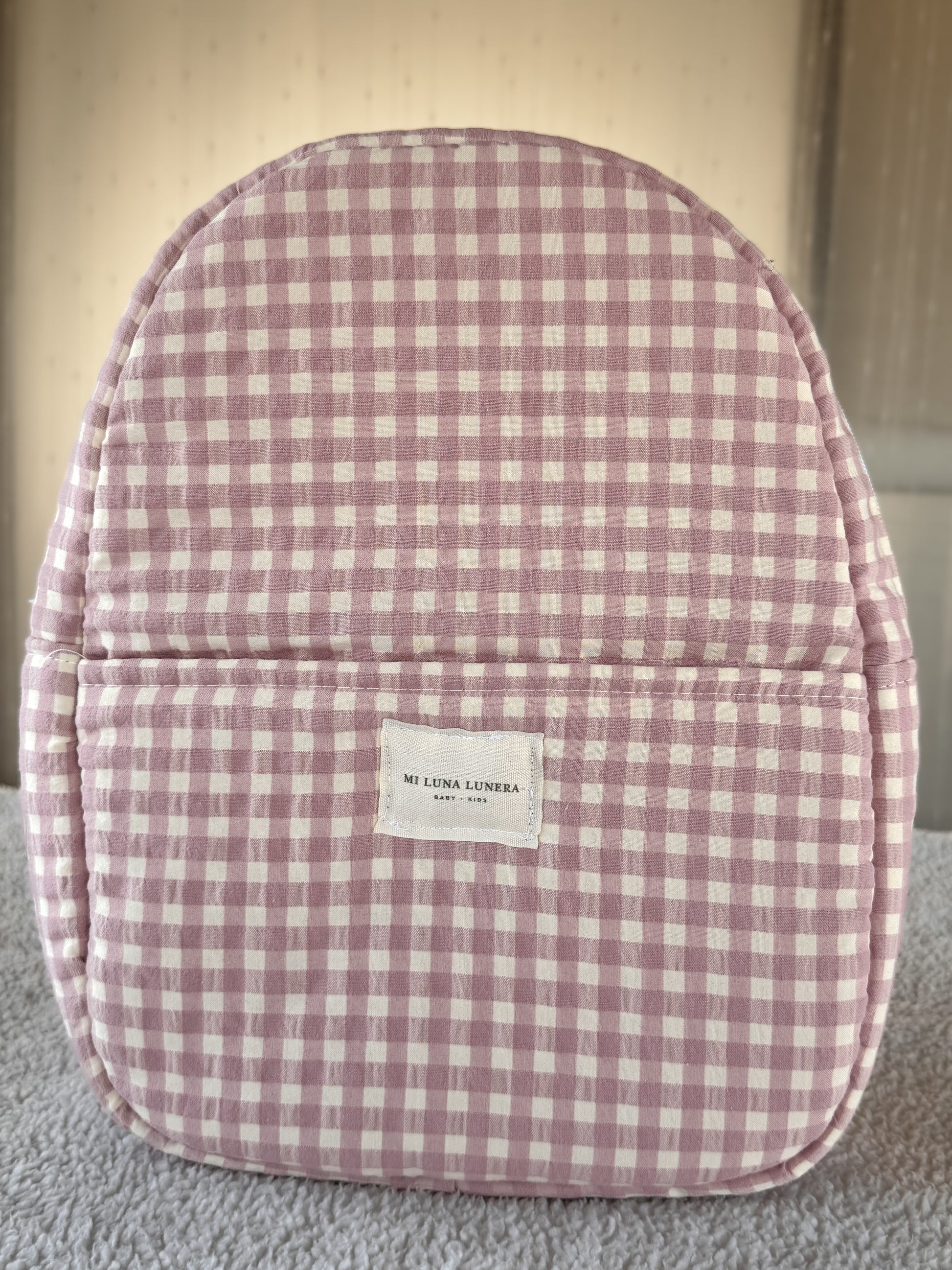 Mochila Vichy Rosa Maquillaje