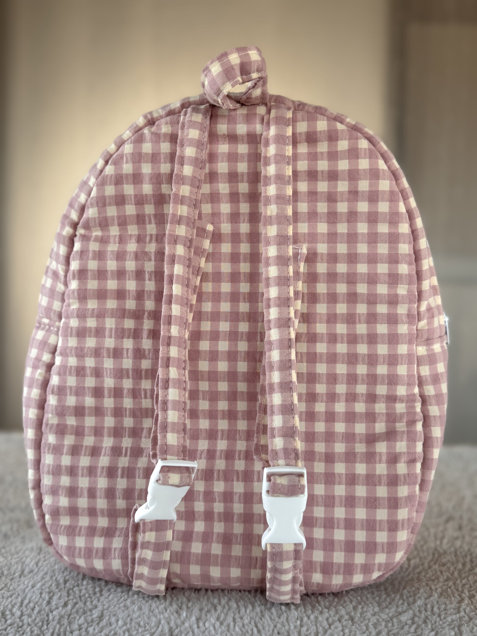 Mochila Vichy Rosa Maquillaje