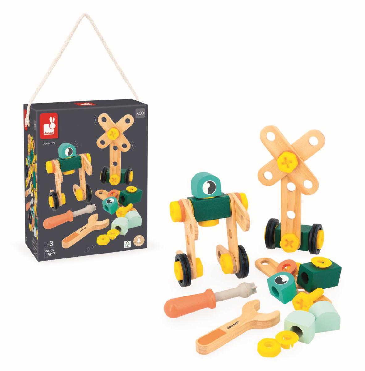 Bote 50 Piezas Brico'Kids - Janod
