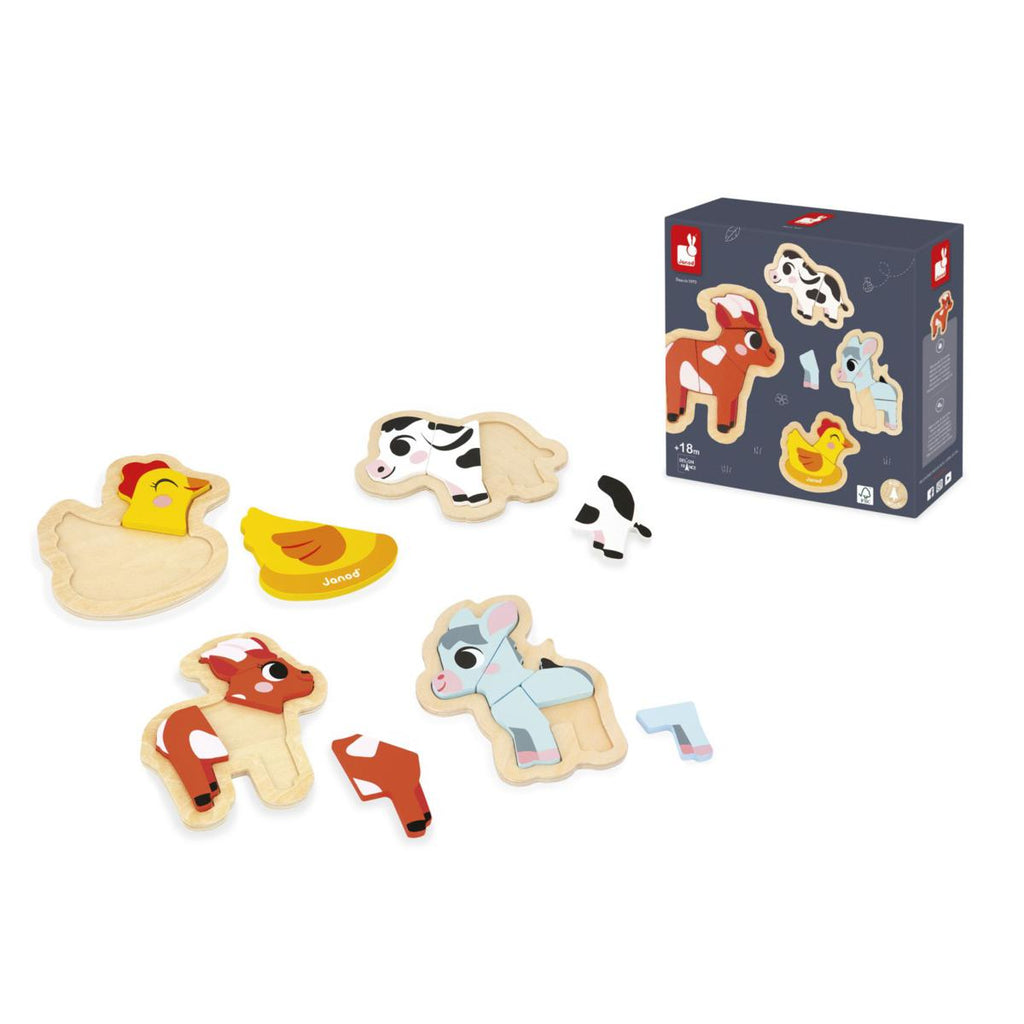 4 Puzles Evolutivos - Granja