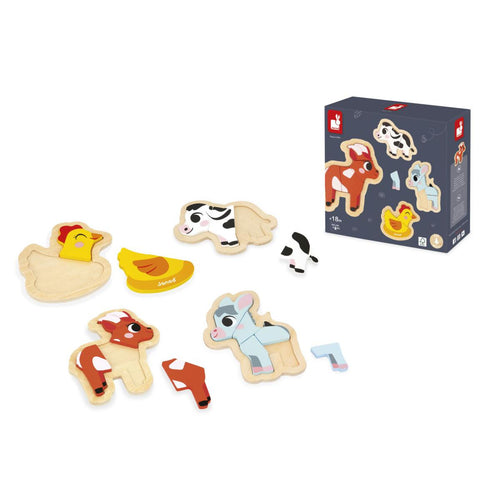 4 Puzles Evolutivos - Granja