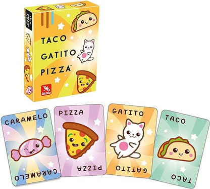 Juego Cartas Taco, Gatito, Pizza