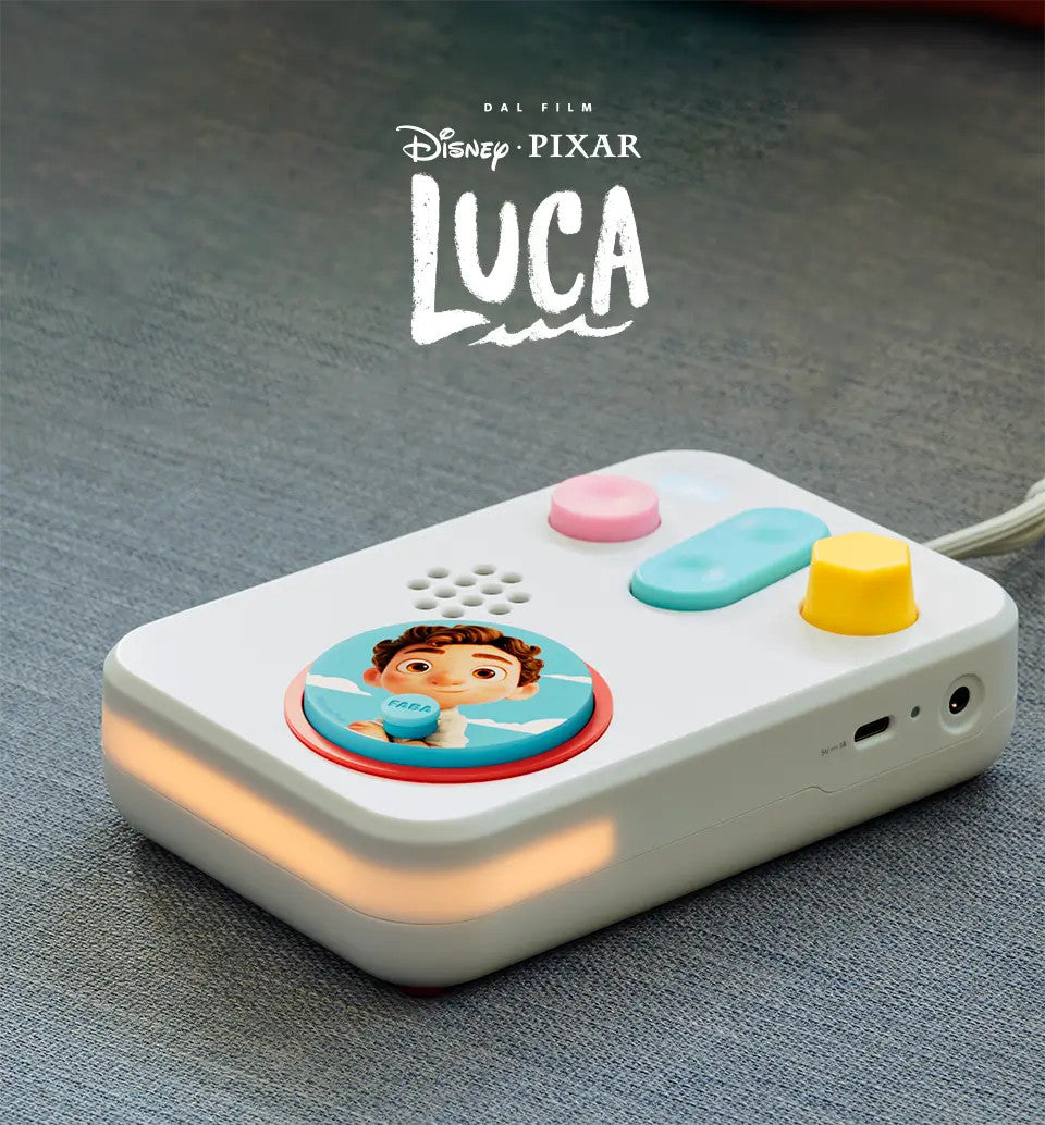 Luca: aventuras italianas – Personaje Sonoro educativo – FABA