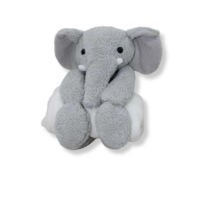 Peluche Elefante + Manta Personalizable